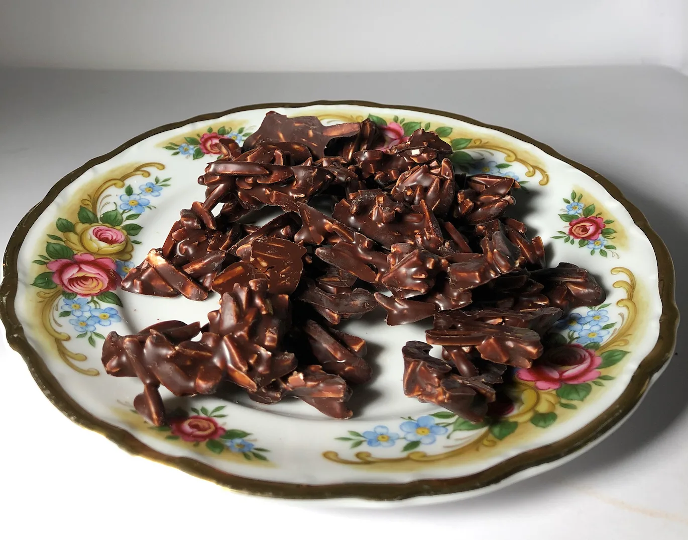 Mandelsplitter mit Maracaibo-Schokolade (65% Kakaoanteil)