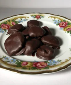 Pflaumen mit Maracaibo-Schokolade (65% Kakaoanteil) – Michis Schokoatelier
