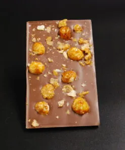 Orangenlade (29% Kakaoanteil) mit getrockneten Rosenblüten & Pistazien, 90g – Ansicht 27 – Michis Schokoatelier