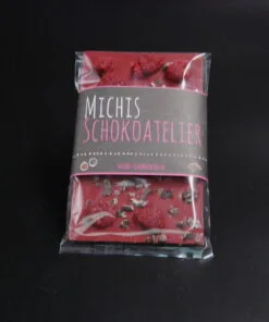 Himbeerlade mit getrockneten Himbeeren & Kakaonibs 85g