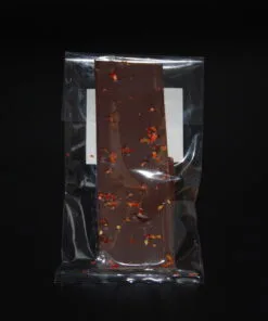 Maracaibo-Bruch (65% Kakaoanteil) mit Chiliöl und Chili, 50g