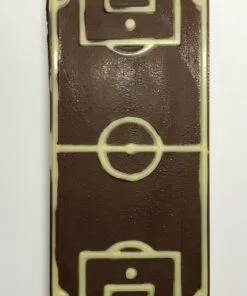 Fußballfeldtafel aus Vollmilch-Schokolade (40% Kakaoanteil) 90g