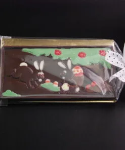 Alternative view of Bunte Oster-Tafel aus Zartbitter-Schokolade (65% Kakaoanteil) 90g Vegan