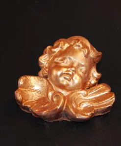 Chocolate angels made from dark chocolate (65% cocoa content) with food coloring