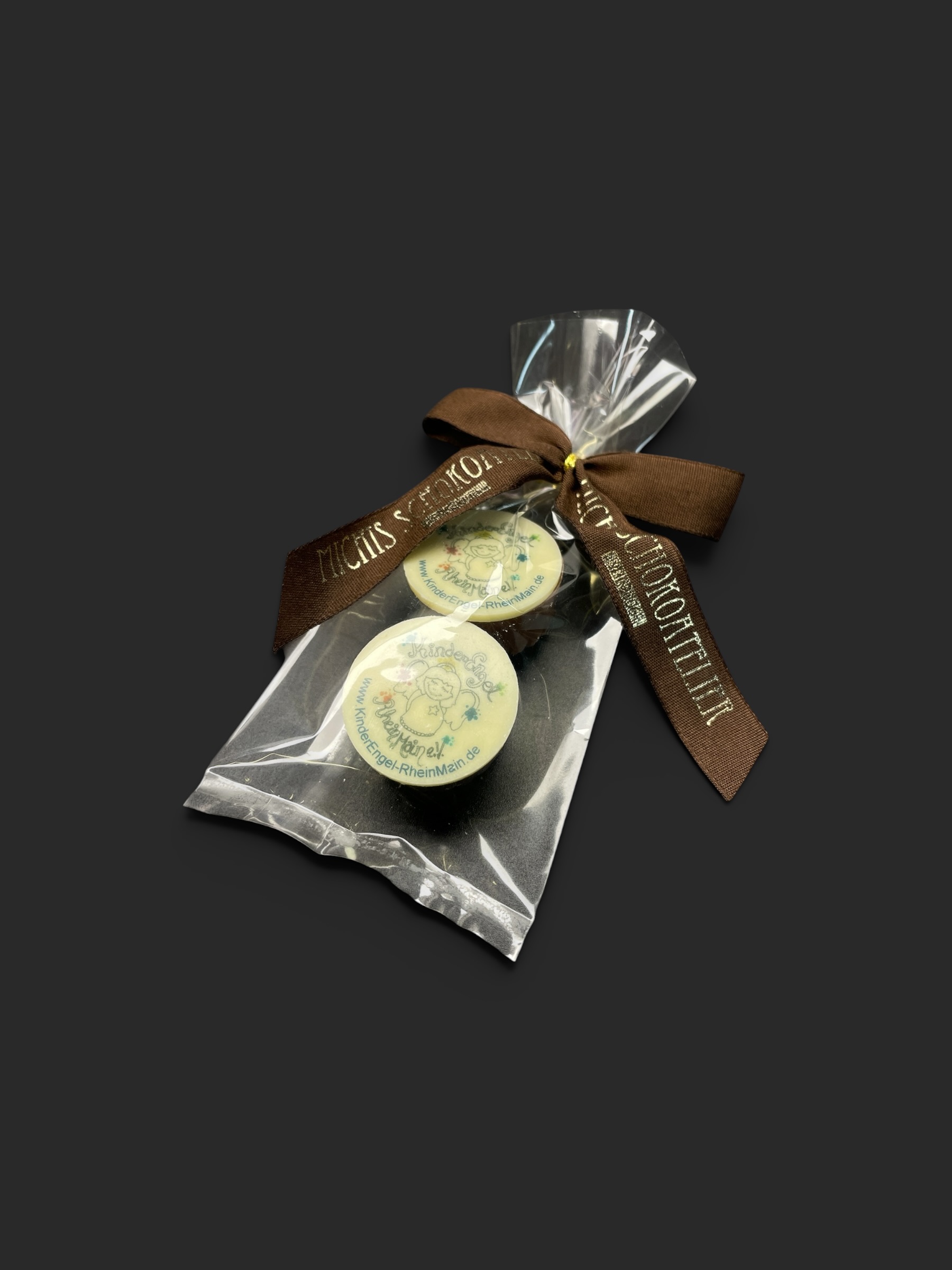 Logo-/Foto-Praline (Schicht-Nougat) je 12g – Ansicht 6 – Michis Schokoatelier