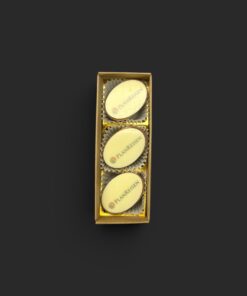 Geschenkschachtel mit 3 (Logo-) Pralinen (mind. 10 Schachteln) – Ansicht 2 – Michis Schokoatelier