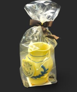 Bembel-Figur aus weißer Schokolade (36 % Kakao), mit Logo-Aufdruck, in Geschenkverpackung