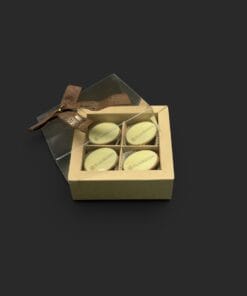 Tütchen gefüllt mit 3 Pralinen (1 Logo – 2 andere) – Ansicht 6 – Michis Schokoatelier