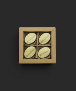 Tütchen gefüllt mit 3 Pralinen (1 Logo – 2 andere) – Ansicht 5 – Michis Schokoatelier