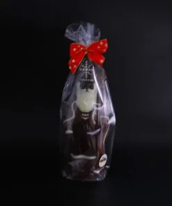 Alternative view of Bischof mit Stab aus Choba Choba Schokolade (71% Kakaoanteil, vegan, groß), 140g