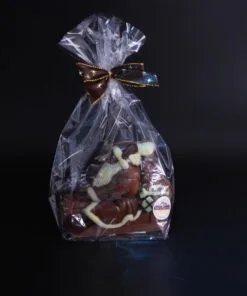Alternative view of Nikolaus mit Schlitten aus Schokolade, 100g