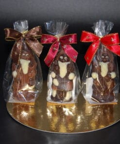 Schokoladen-Nikolaus mit Kindern
