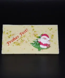 Weihnachts-Tafel aus Edelweiß-Schokolade (36% Kakaoanteil), 80g