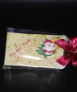 Alternative view of Weihnachts-Tafel aus Edelweiß-Schokolade (36% Kakaoanteil), 80g