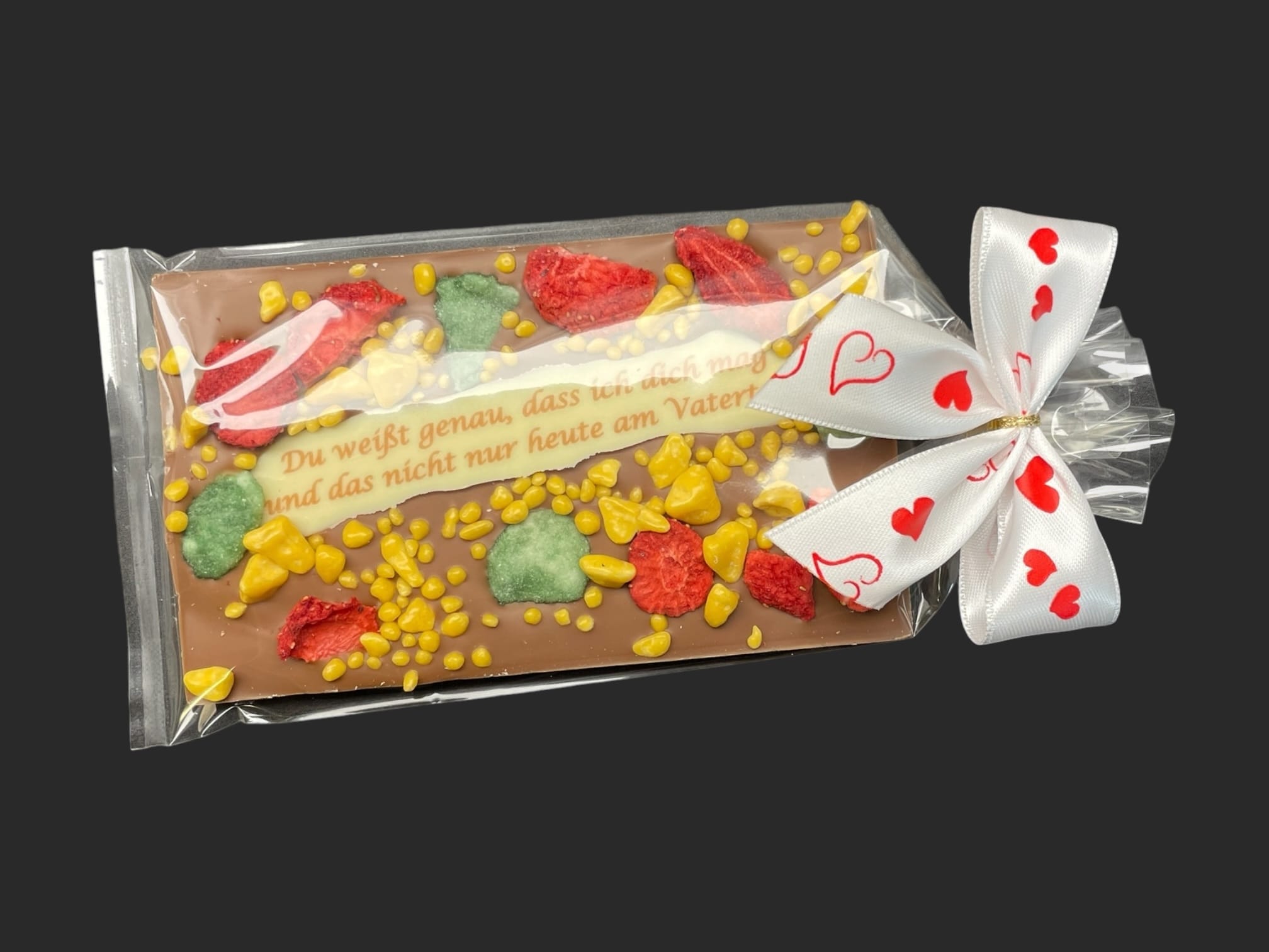SMS-Tafel "Zum Muttertag" aus Vollmilch-Schokolade (Costa Rica, 40% Kakaoanteil) 85g – Michis Schokoatelier