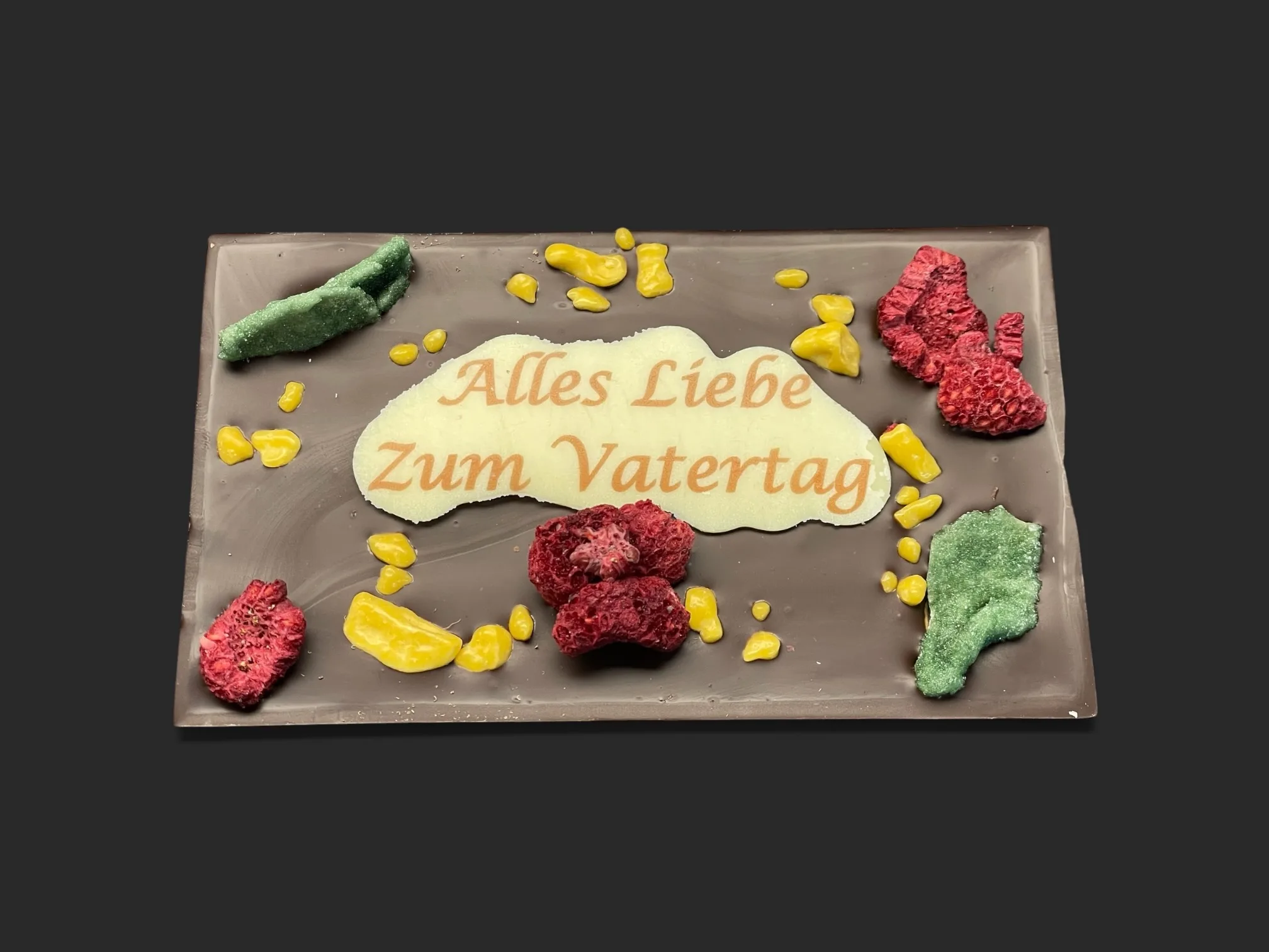 SMS-Tafel "Zum Muttertag" aus Vollmilch-Schokolade (Costa Rica, 40% Kakaoanteil) 85g – Ansicht 5 – Michis Schokoatelier