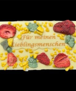 Valentinstafeln aus feinster Schokolade mit Schriftzug – Ansicht 12 – Michis Schokoatelier
