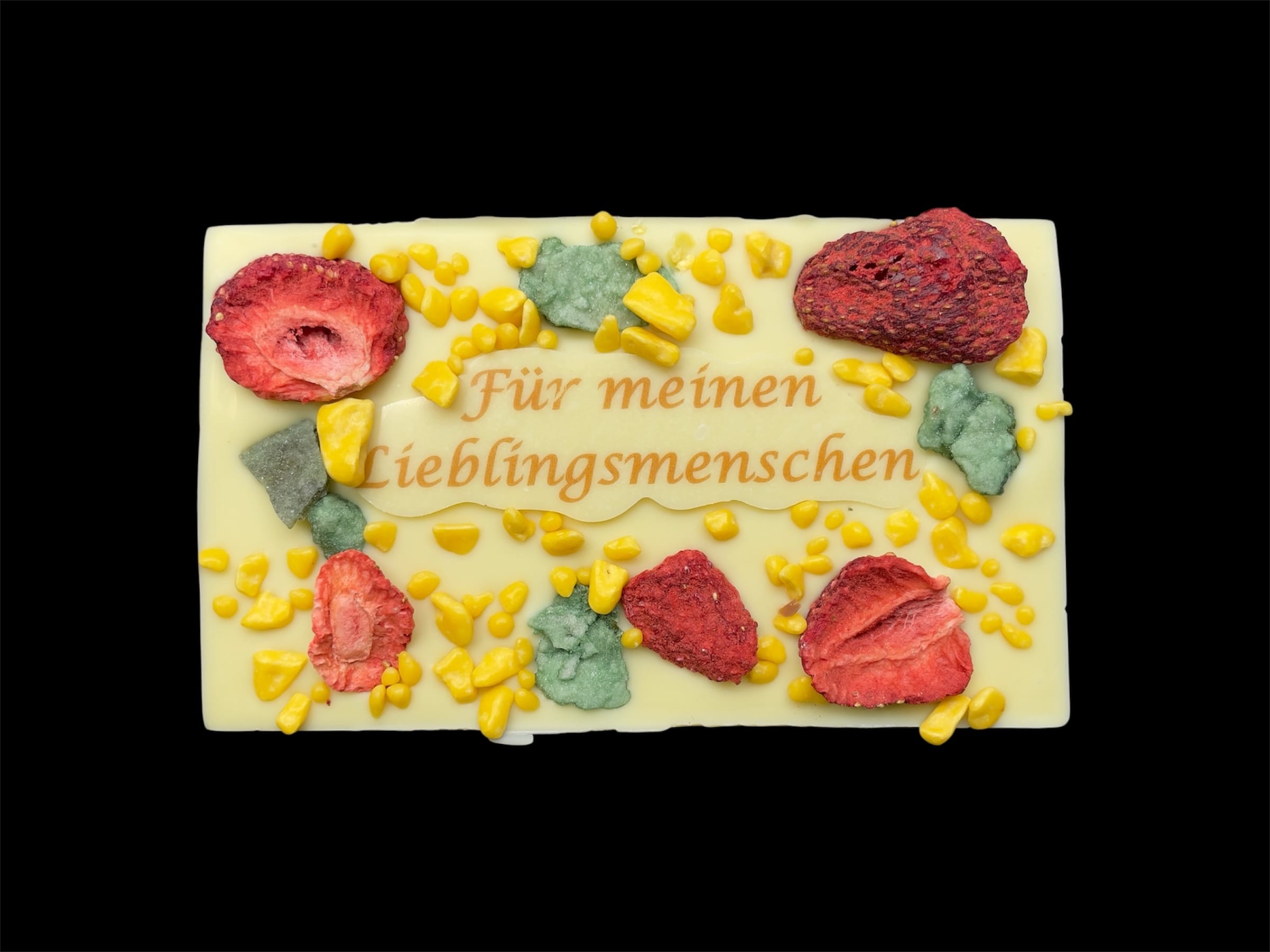 Valentinstafeln aus feinster Schokolade mit Schriftzug – Ansicht 12 – Michis Schokoatelier