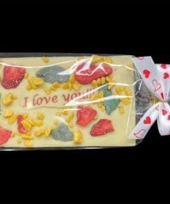 Valentinstafeln aus feinster Schokolade mit Schriftzug – Ansicht 13 – Michis Schokoatelier