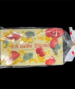 Valentinstafeln aus feinster Schokolade mit Schriftzug – Ansicht 10 – Michis Schokoatelier