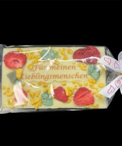 Valentinstafeln aus feinster Schokolade mit Schriftzug – Ansicht 9 – Michis Schokoatelier