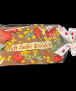 Valentinstafeln aus feinster Schokolade mit Schriftzug – Ansicht 7 – Michis Schokoatelier