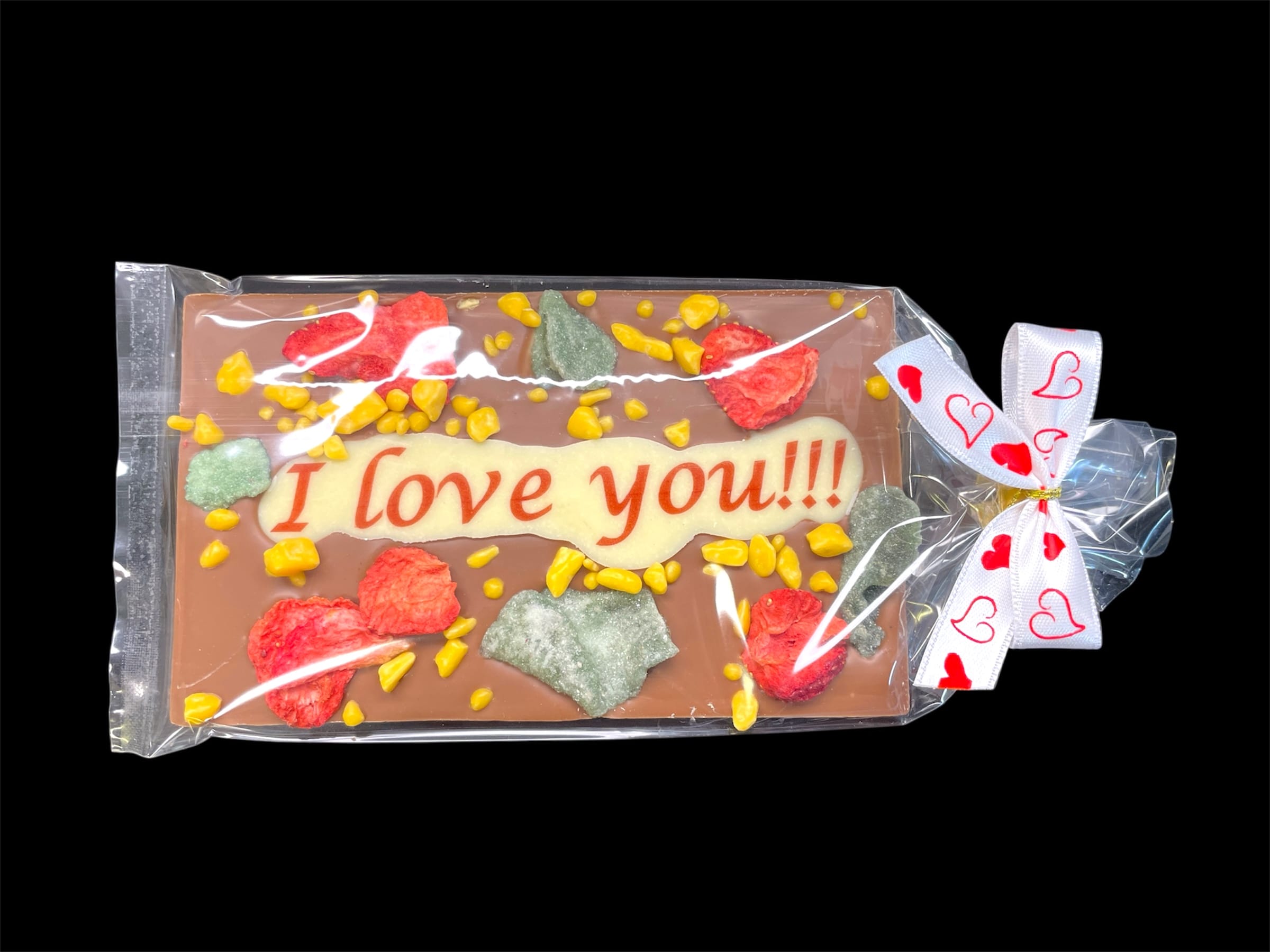 Valentinstafeln aus feinster Schokolade mit Schriftzug – Ansicht 8 – Michis Schokoatelier
