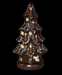 Großer Tannenbaum aus Schokolade handbemalt