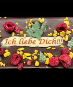 Herz mit Piemonteser Haselnüssen 130g – Ansicht 3 – Michis Schokoatelier