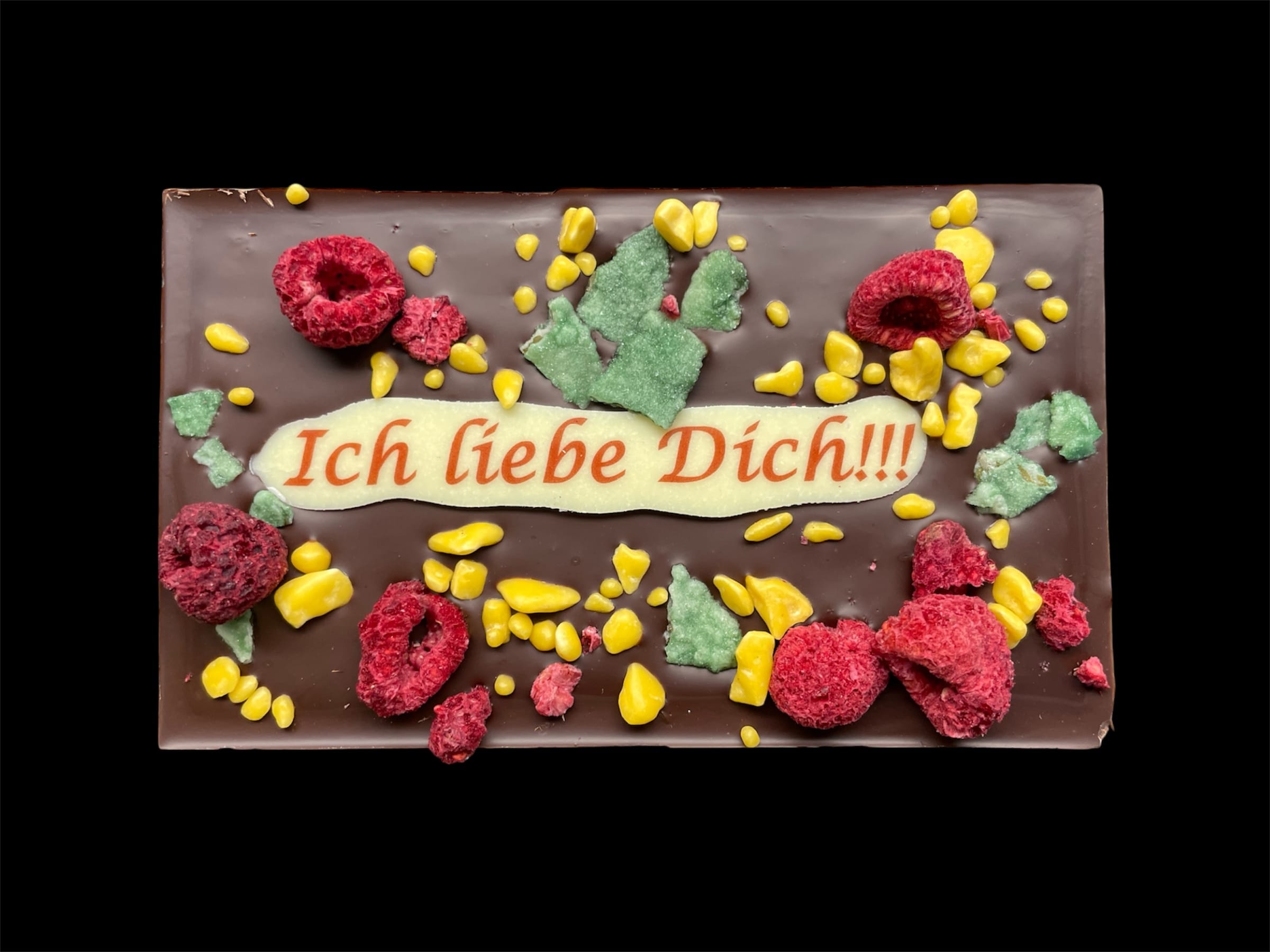 Herz mit Piemonteser Haselnüssen 130g – Ansicht 3 – Michis Schokoatelier