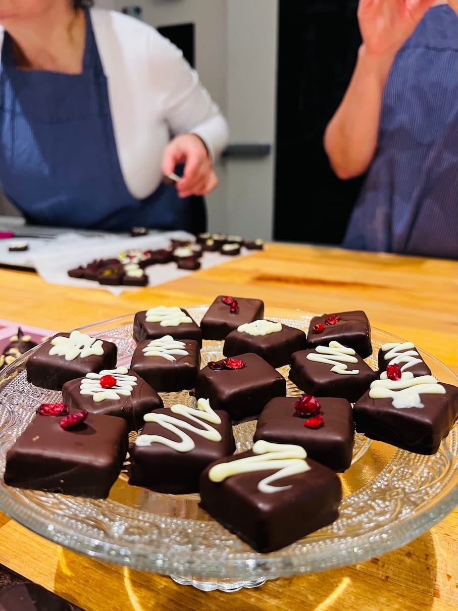 Weihnachliche Pralinen