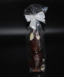 Alternative view of Lachender Osterhase aus Zartbitter-Schokolade (65% Kakaoanteil), klein 85g