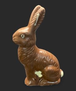 Nostalgischer Osterhase aus Mandel-Schokolade vegan