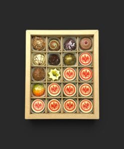 Geschenkschachtel mit bis zu 20 Foto-/Logo-Pralinen (eines Motivs) 200g – Bild 5