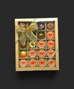 Geschenkschachtel mit bis zu 20 Foto-/Logo-Pralinen (eines Motivs) 200g – Bild 6