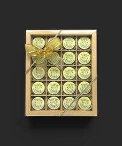 Geschenkschachtel mit bis zu 20 Foto-/Logo-Pralinen (eines Motivs) 200g – Bild 4