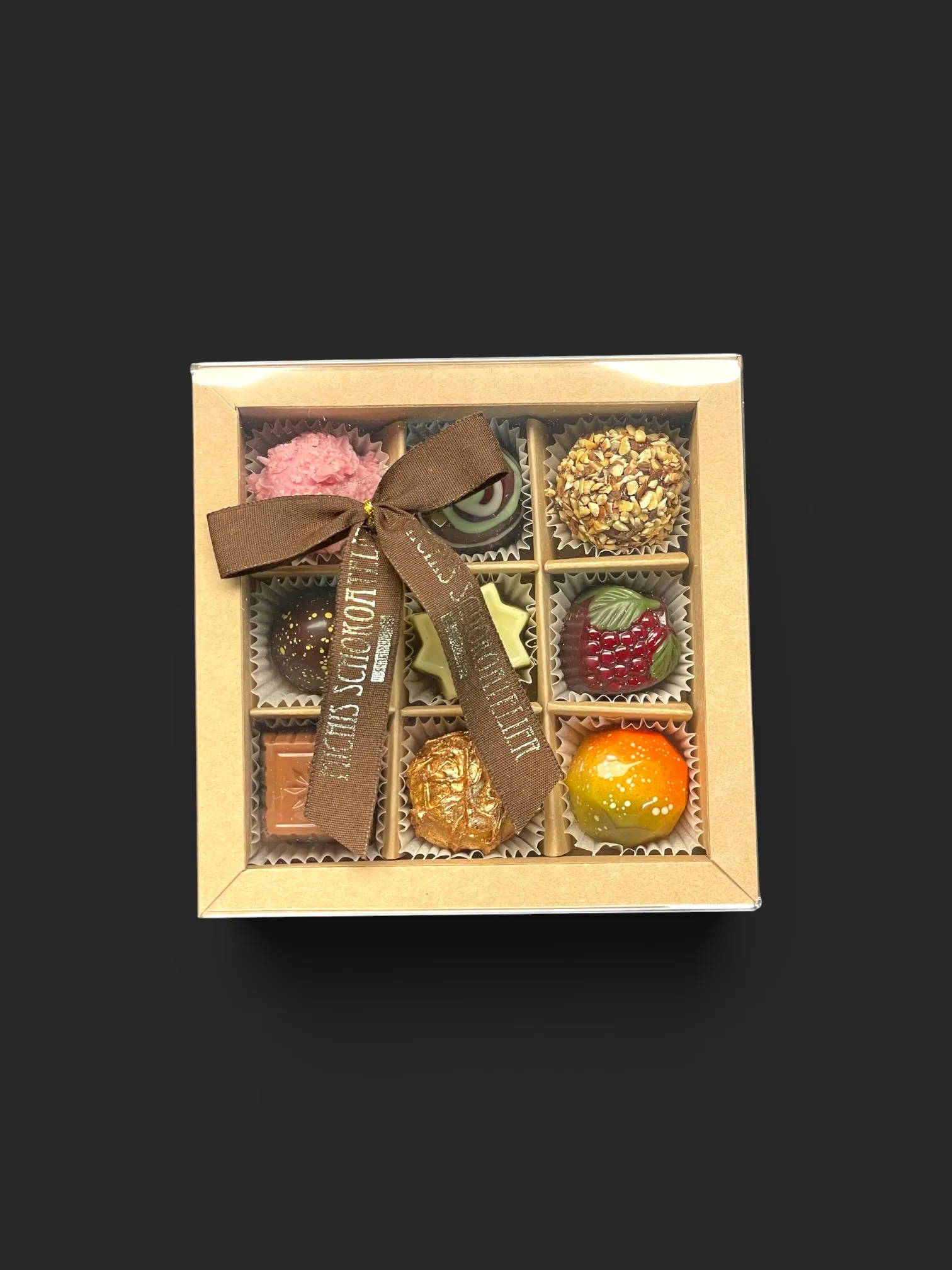 9er Geschenkbox (mit Nougat, ohne Alkohol)