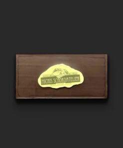 Schokoladentafel aus Zartbitterschokolade (65 % Kakao), mit Logo-Aufdruck