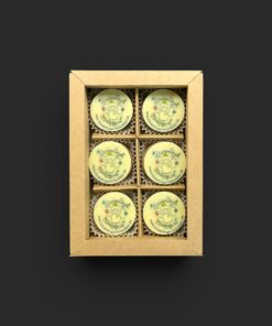 Geschenkschachtel mit 6 (Logo-) Pralinen (mind. 10 Schachteln) – Michis Schokoatelier
