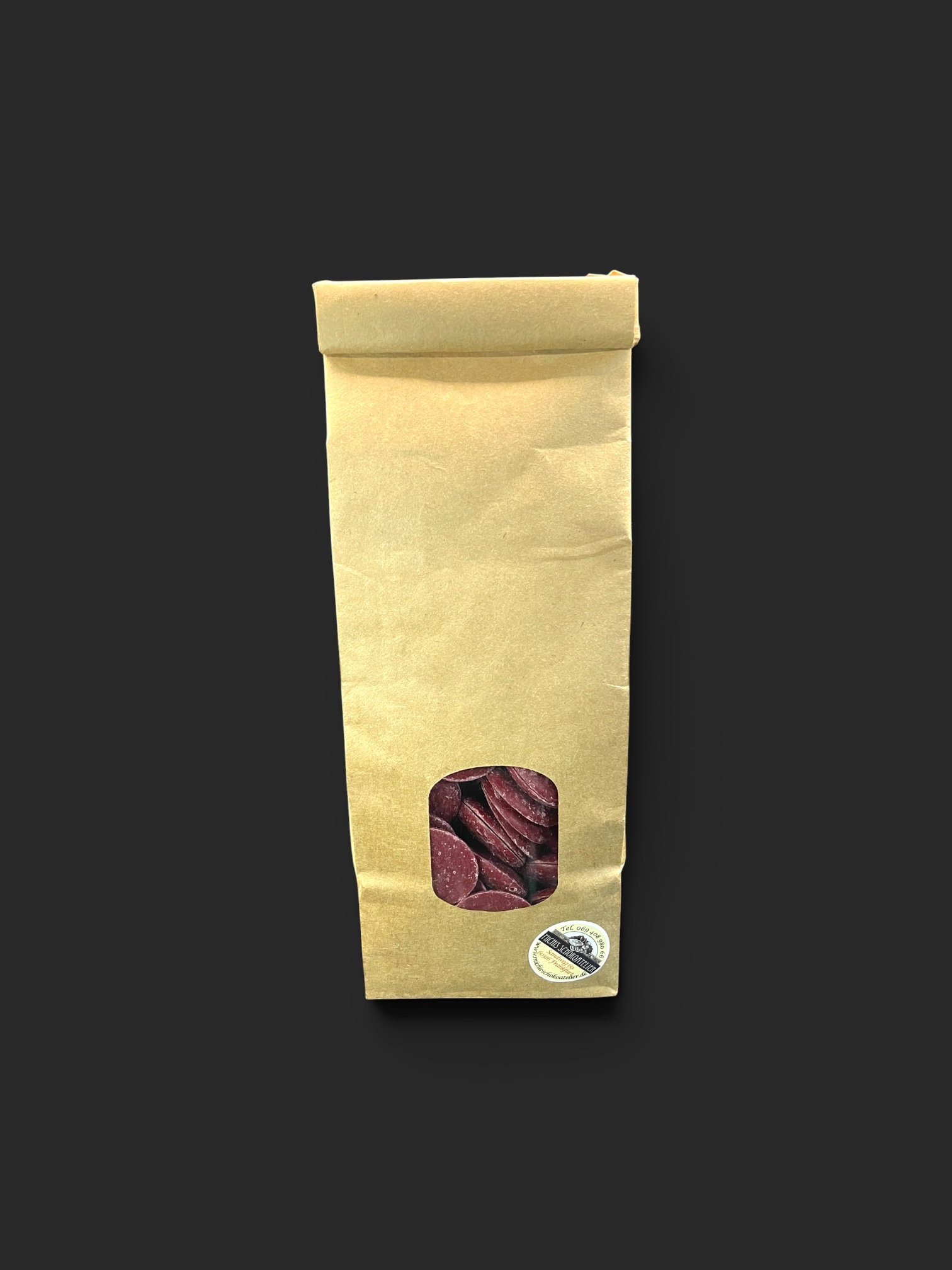 Himbeerlade-Fruchtkuvertüre (36% Kakaoanteil), 200g – Ansicht 3 – Michis Schokoatelier