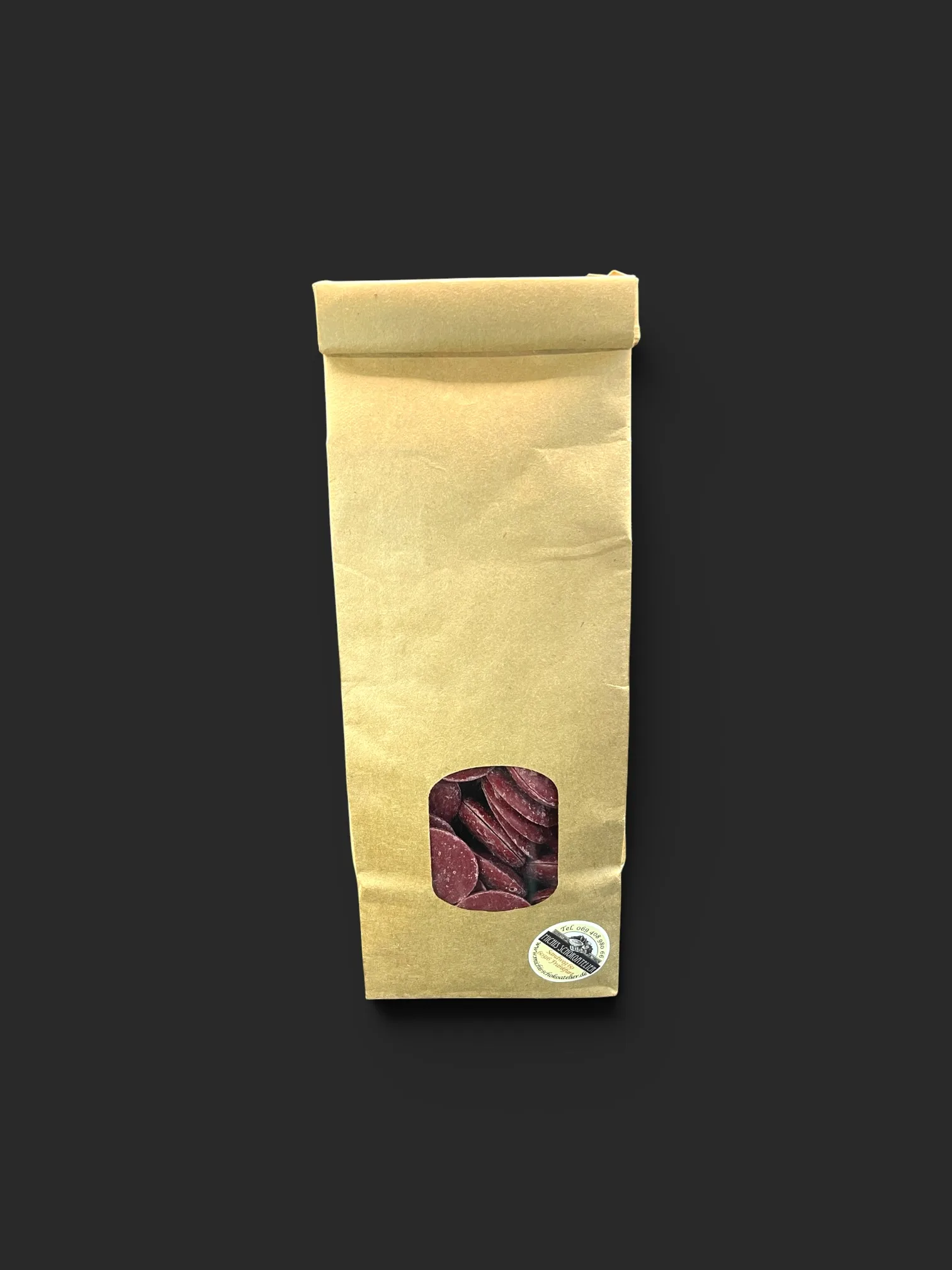 Himbeerlade-Fruchtkuvertüre (36% Kakaoanteil), 200g – Ansicht 3 – Michis Schokoatelier