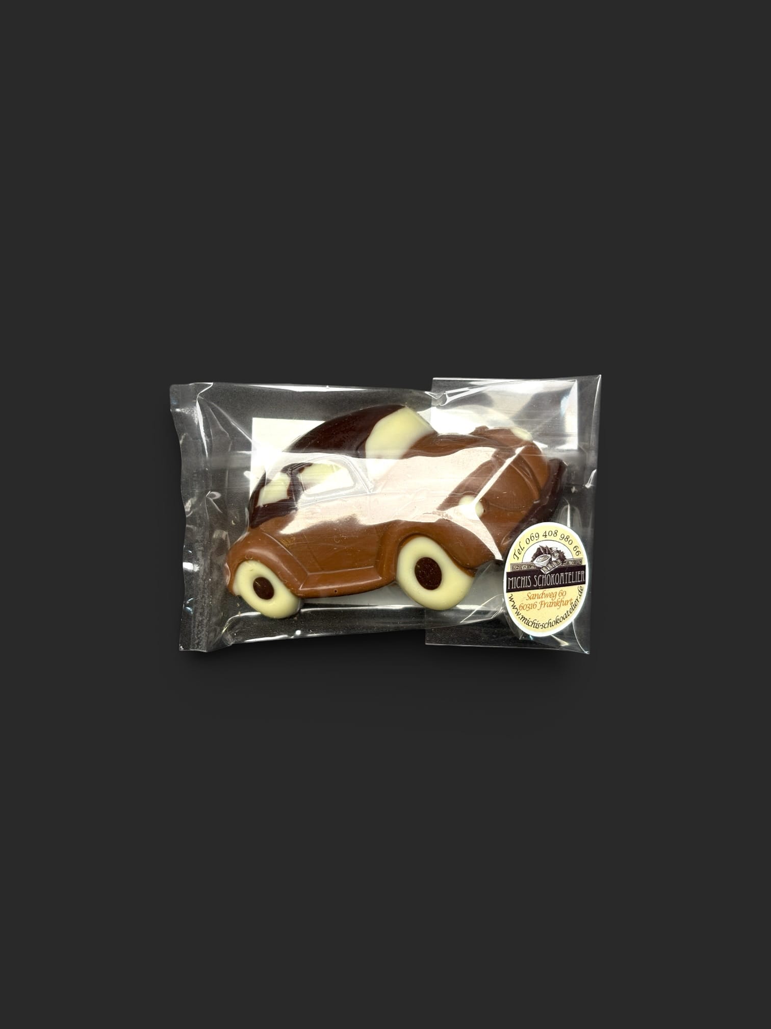 Schokoladen-Auto aus Vollmilch-Schokolade (40% Kakaoanteil), 35g – Bild 2