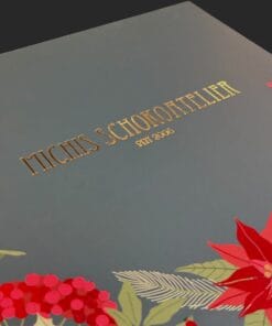 Pralinen-Adventskalender "Winterblume" mit unserem Logo – Bild 3