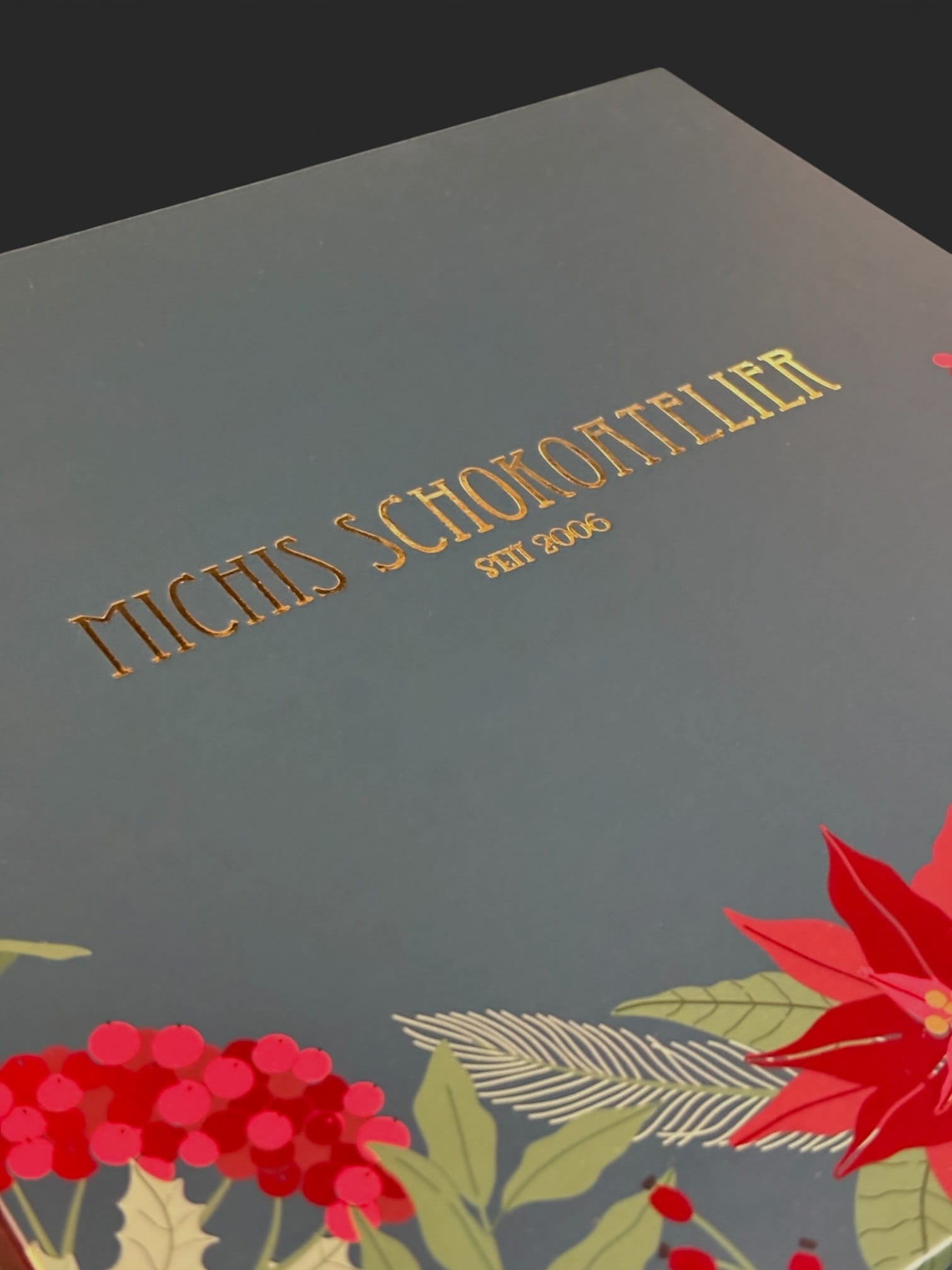 Pralinen-Adventskalender "Winterblume" mit unserem Logo – Bild 3