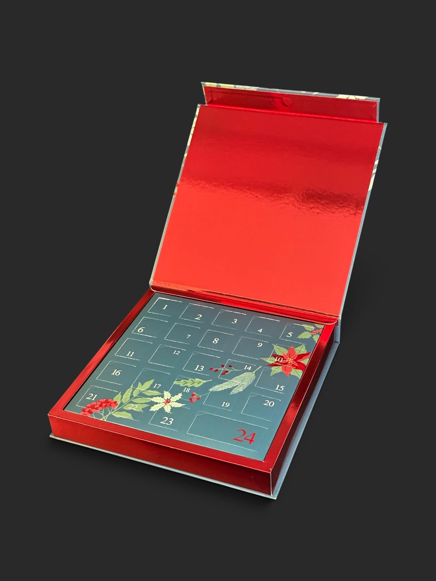 Pralinen-Adventskalender "Winterblume" mit unserem Logo – Bild 5