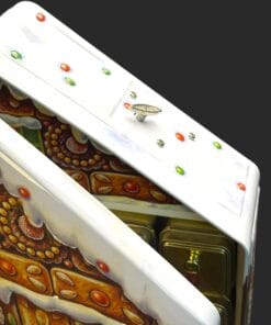 Alternative view of Pralinen-Adventskalender mit Spieluhr