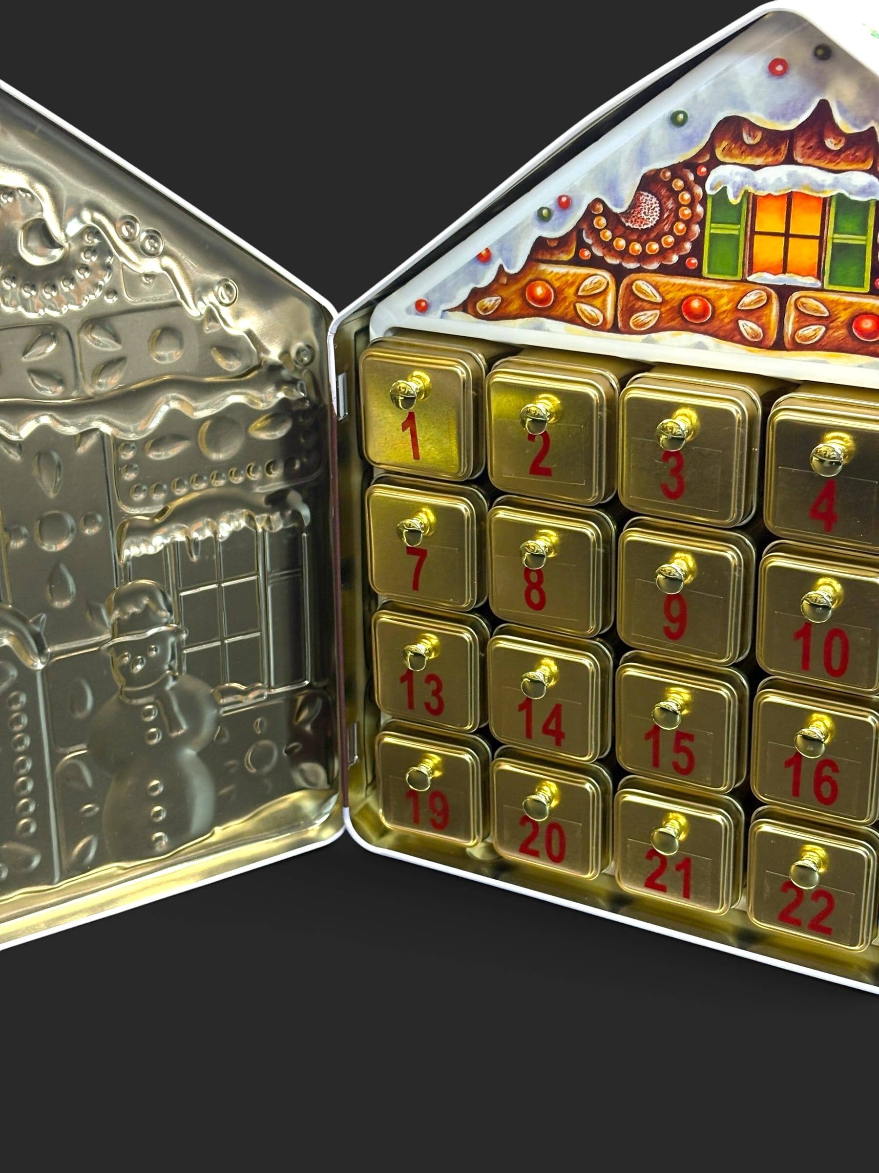 Pralinen-Adventskalender mit Spieluhr – Bild 5