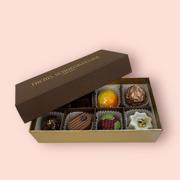 Pralinen in der Geschenkschachtel