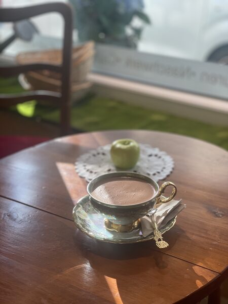 Trinkschokolade im Café